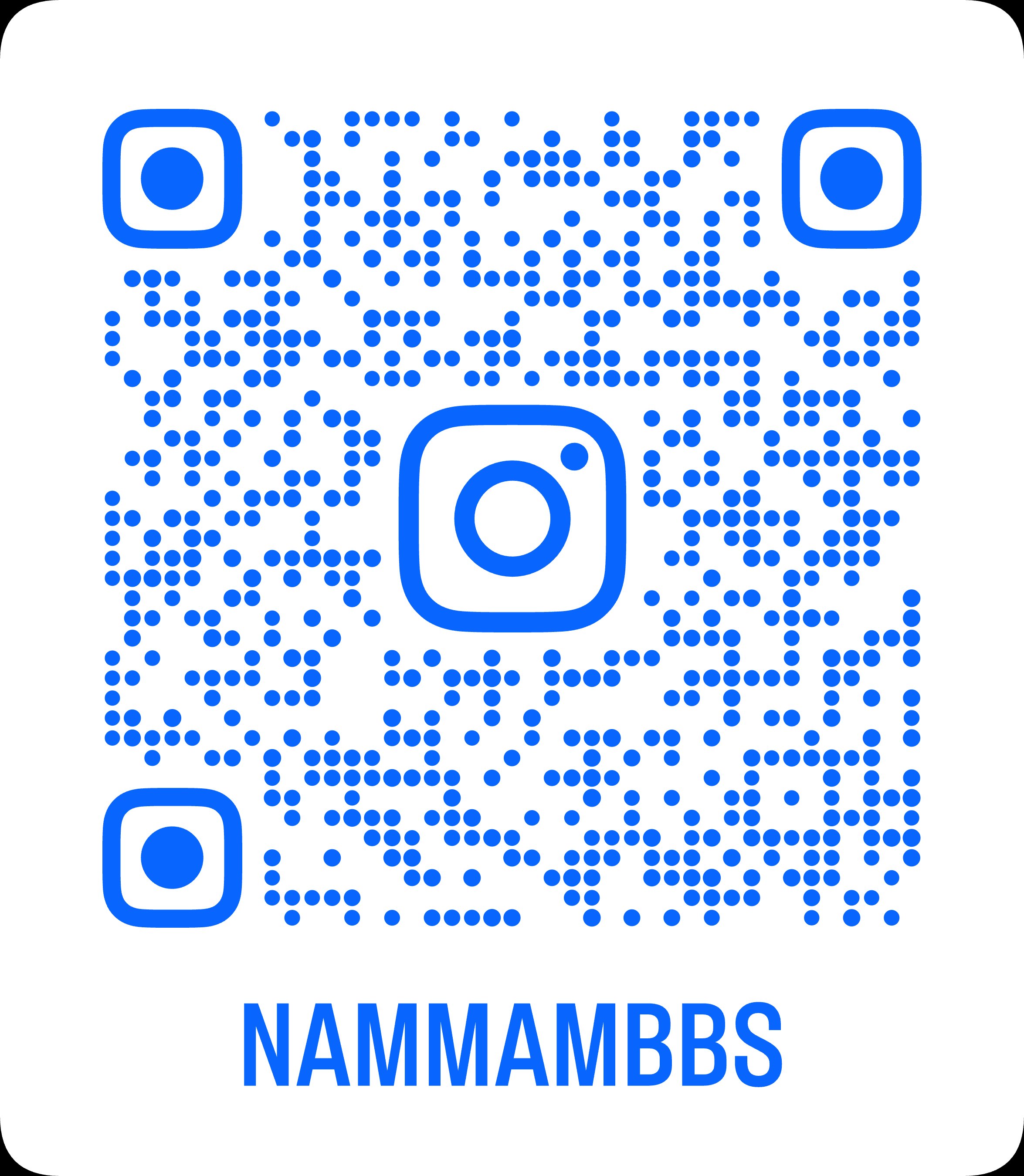 Instagram QR code — scan to follow @nammambbs